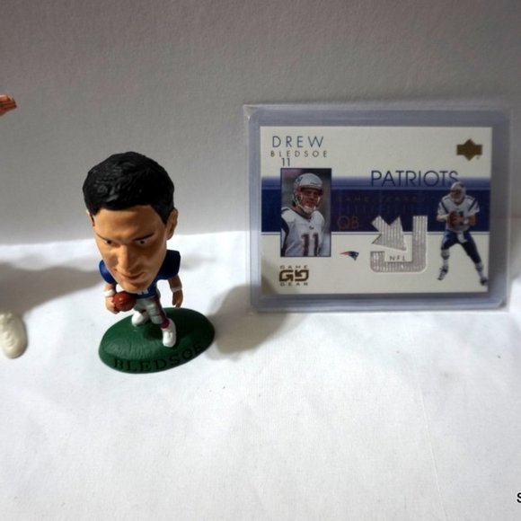 Drew Bledsoe Funk Pop SLU 100+ Card Lot w/ Game Used RCs Inserts  NM/MT - Picture 7 of 9